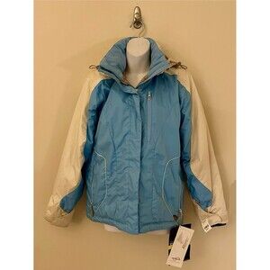 Obermyer Women's Tibet Ski Jacket Blue & White Size 10 NWT!!!